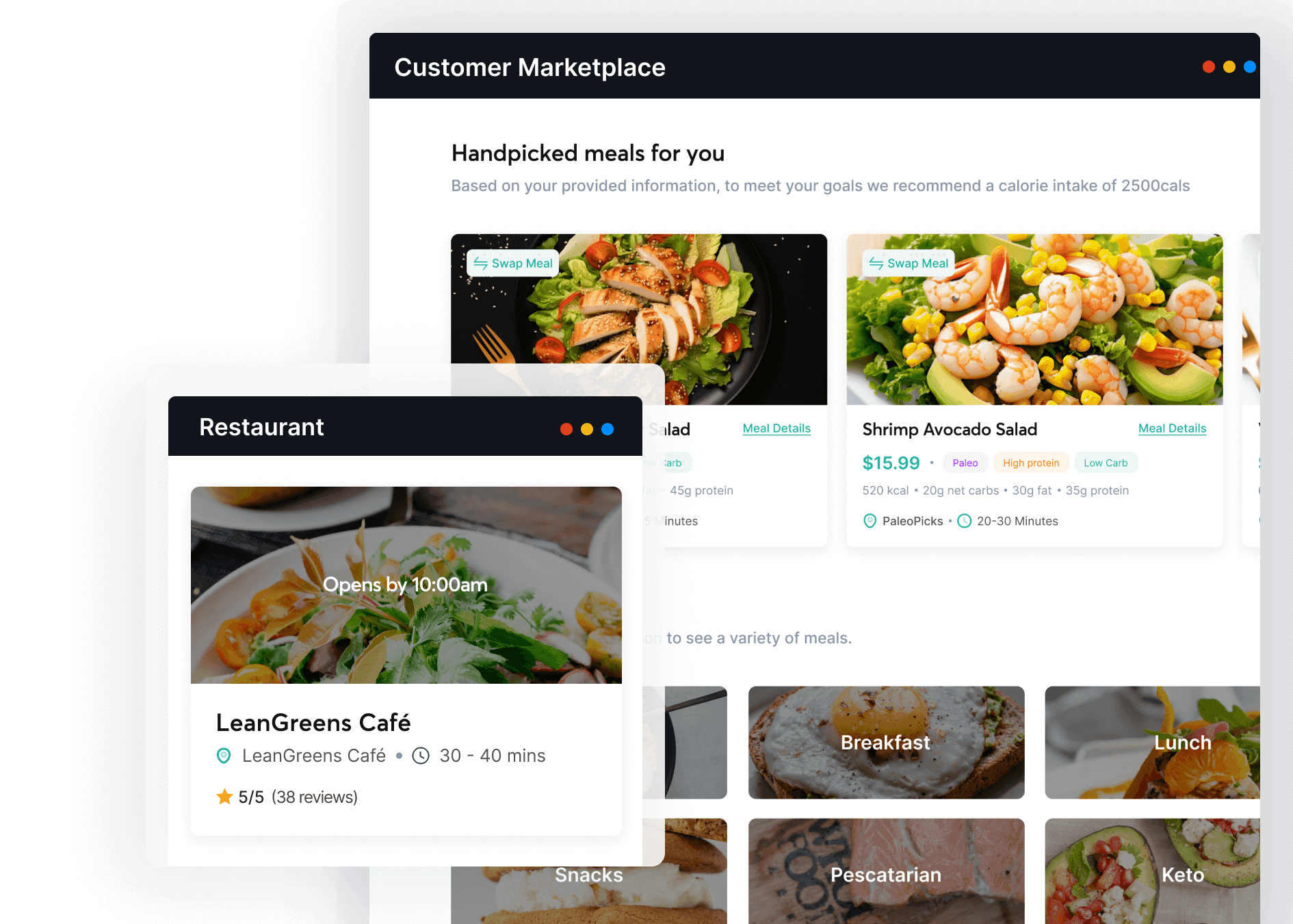 LazyFit is an all-on-one wellness solution that handles meal planning, meal prepping, meal tracking, and meal adjustments
